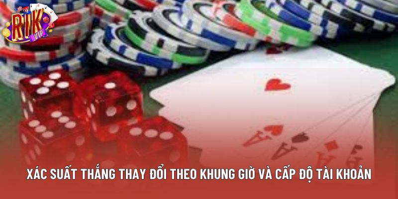 Xác suất thắng thay đổi theo khung giờ và cấp độ tài khoản Xác suất thắng thay đổi theo khung giờ và cấp độ tài khoản